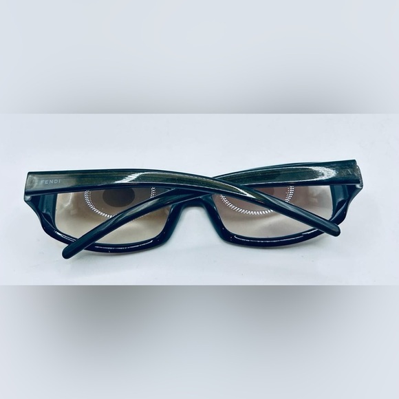Vintage Fendi FS 262 Green Oval Sunglasses Frames - Picture 4 of 8
